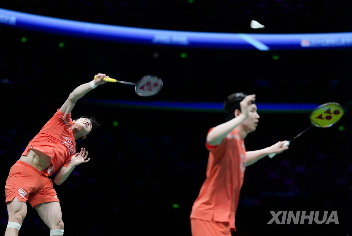 한국 배드민턴 남자 복식 간판 김원회(왼쪽)-서승재. 연합뉴스 
