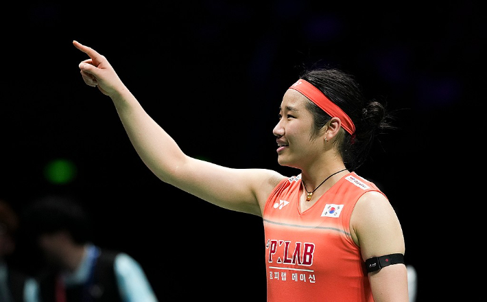 여자 간판 안세영. 연합뉴스 