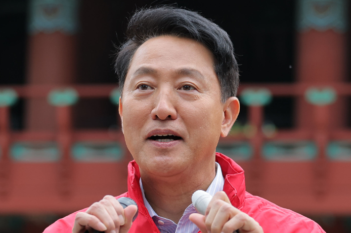 국민의힘 오세훈 서울시장 후보. 연합뉴스