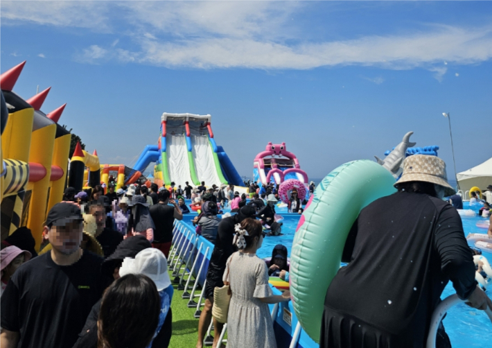 경포해수욕장 해수풀장. 강릉시 제공