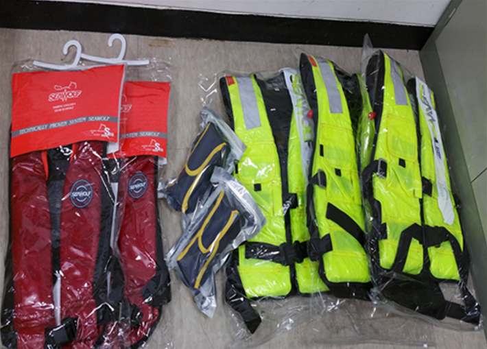 구명조끼. 여수시 제공