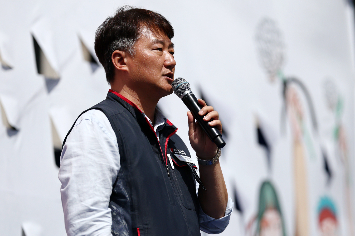 양경수 전국민주노동조합총연맹 위원장. 연합뉴스