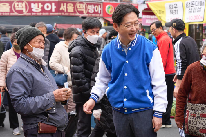 민주당 김경수 경남지사 후보. 김 후보 캠프 제공