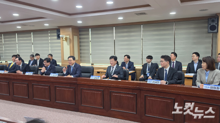 김성환 기후에너지환경부 장관 초청 '원전 협력업체 간담회'. 이상현 기자