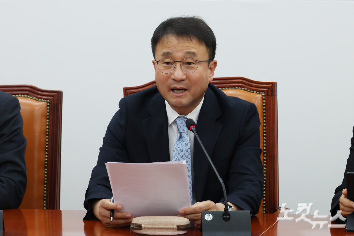 더불어민주당 한병도 원내대표. 윤창원 기자