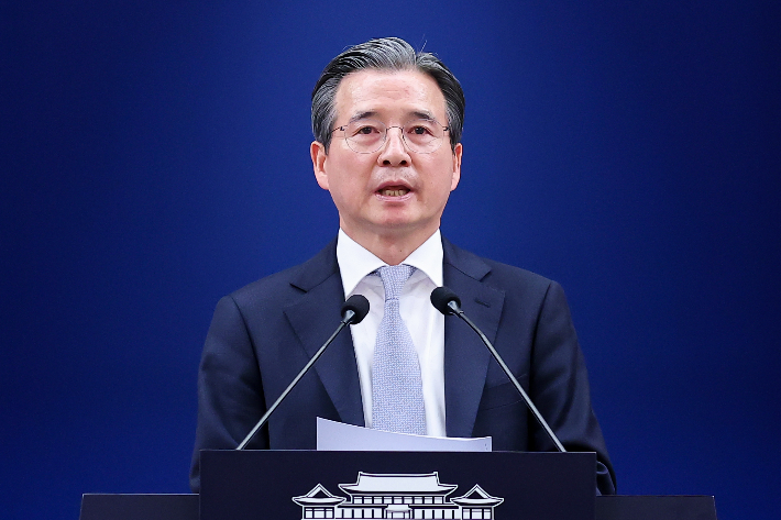 김용범 정책실장. 연합뉴스