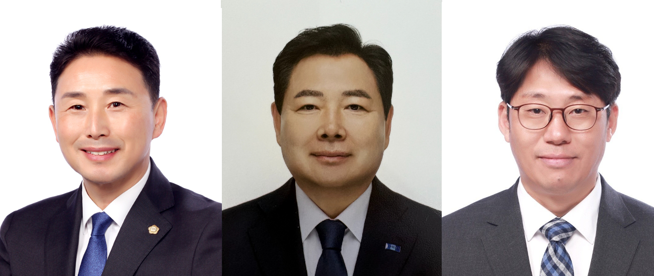 함평군수 선거에 나서는 더불어민주당 이남오 후보·조국혁신당 이윤행 후보·무소속 이행섭 후보. 중앙 선관위 제공