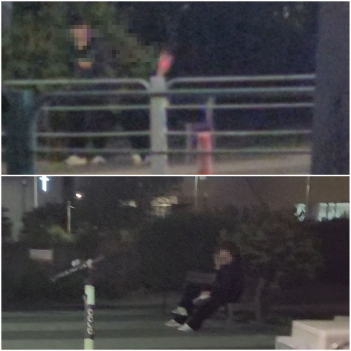 김포시 내 학생들의 흡연 관련 신고가 잇따른 길거리 모습. 독자 제공