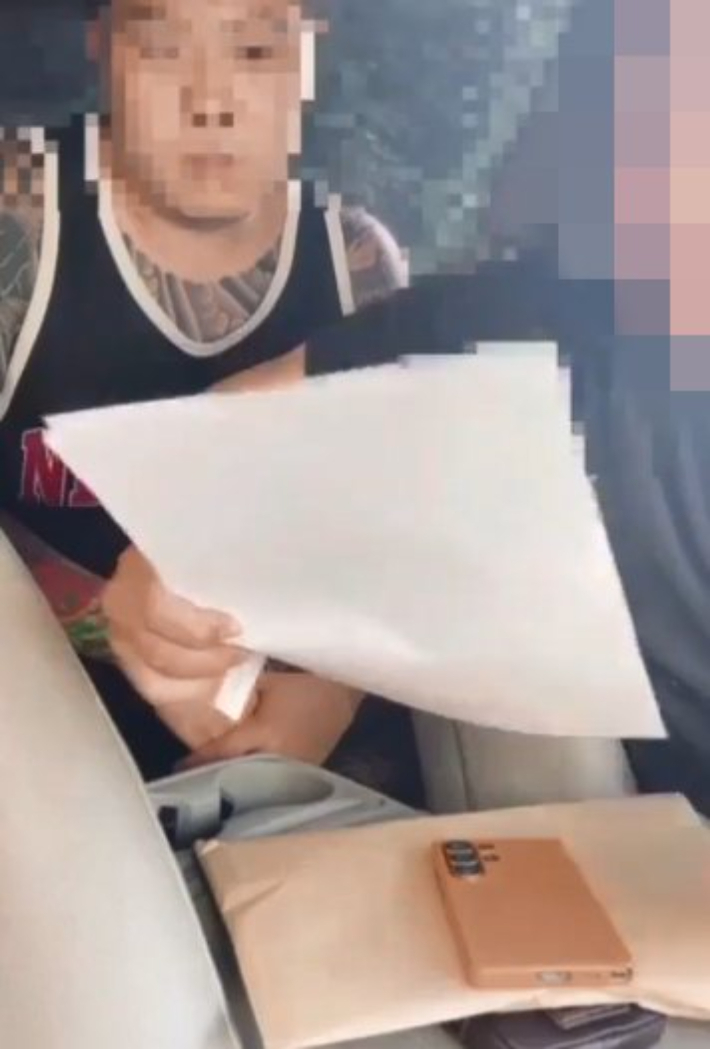 경찰에 붙잡힌 피의자. 서울경찰청 제공