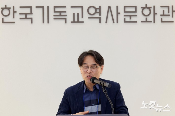 관람소감 말하는 김관선 CBS 자문위 공동부위원장