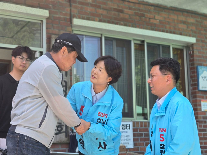 진보당 전희영 경남지사 후보. 전 후보 캠프 제공 