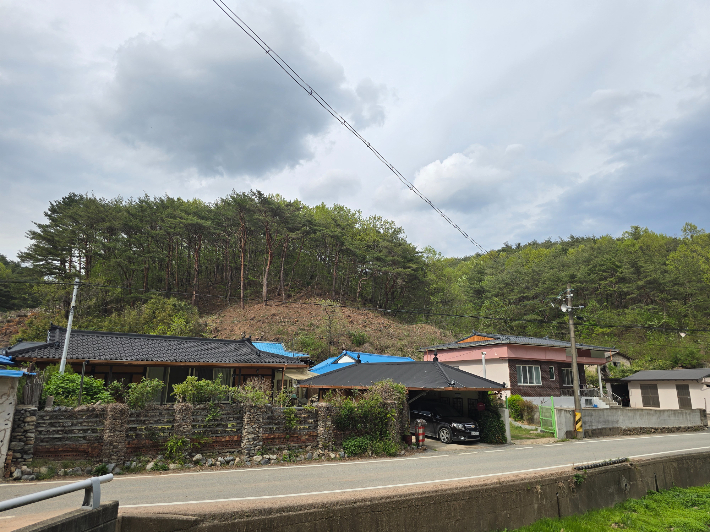 울진군이 오곡리에 산불안전공간 조성사업을 추진했다. 울진군 제공