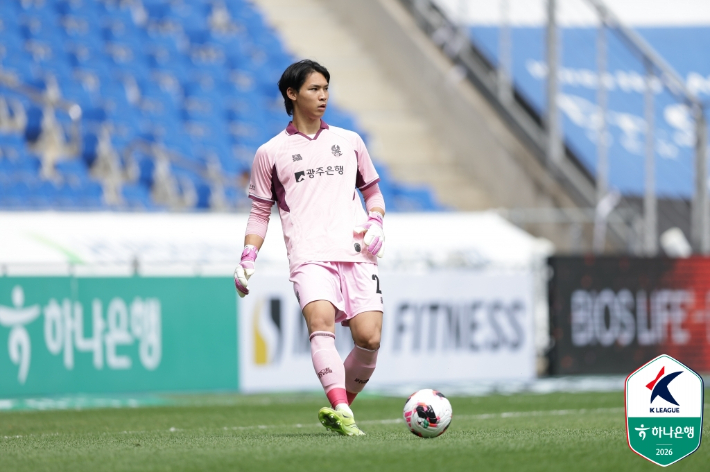 광주FC 골키퍼 노희동. 한국프로축구연맹 제공
