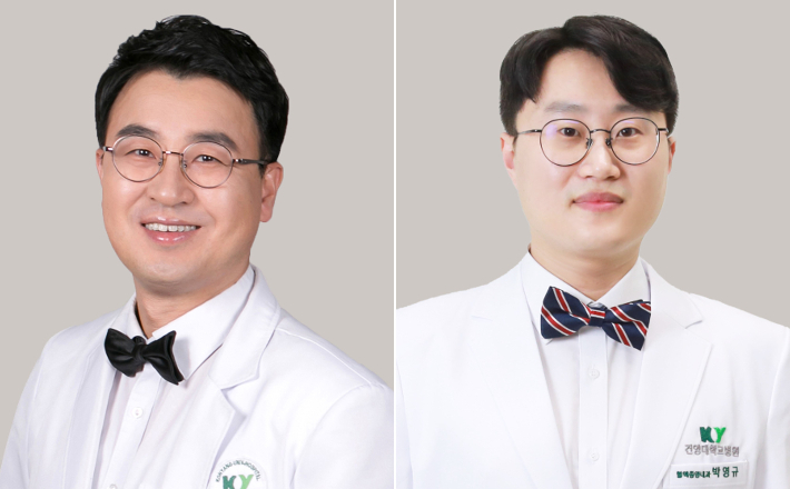 혈액종양내과 최종권·박영규 교수. 건양대병원 제공