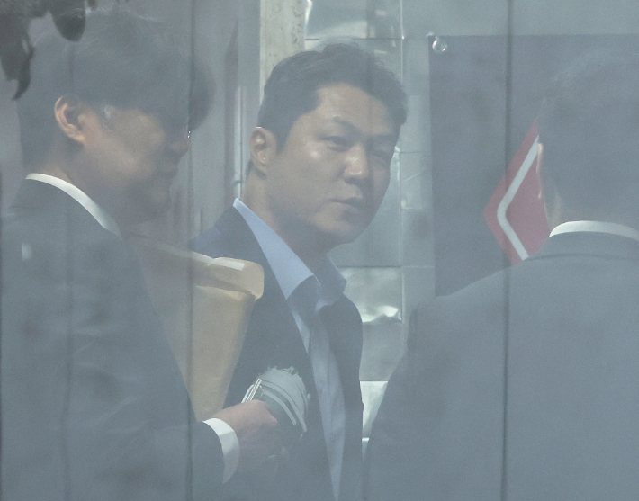 특검 출석하는 최재훈 대전지검 부장검사. 연합뉴스