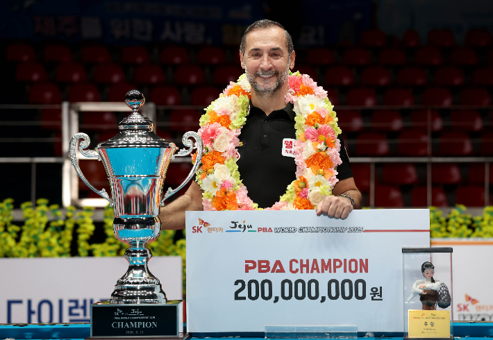 2024-25시즌 왕중왕전 SK렌터카 월드 챔피언십 우승자 사이그너. PBA 