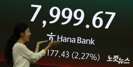8000 목전 코스피