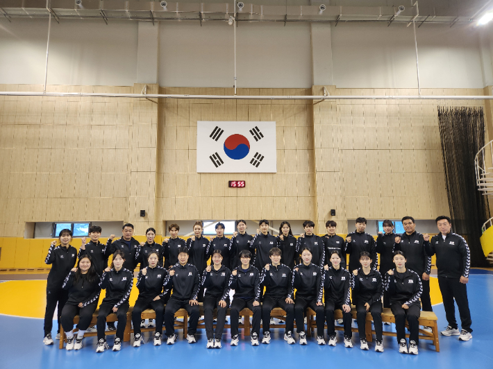 여자 핸드볼 대표팀. 대한핸드볼협회 제공
