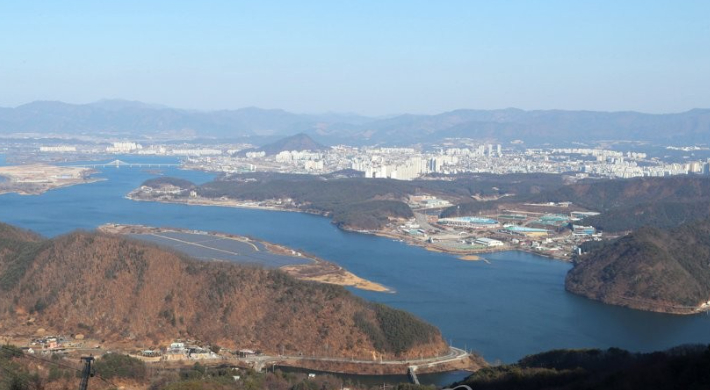 춘천 의암호 전경. 연합뉴스