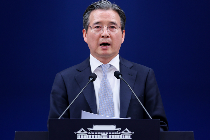 김용범 정책실장. 연합뉴스