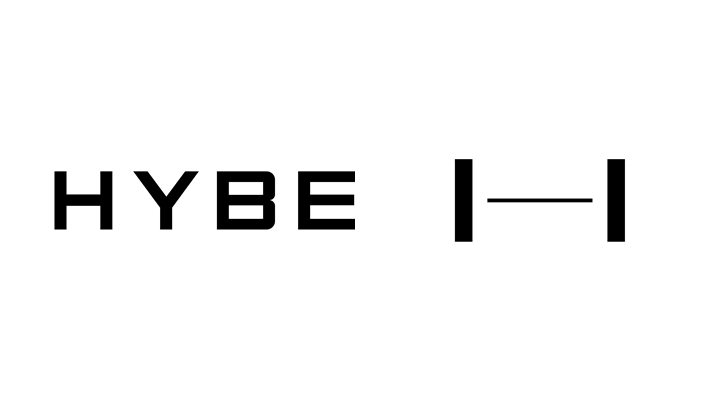 하이브는 워드마크(HYBE)와 심볼(H)을 단독으로 각각 쓰기로 했다. 하이브 제공
