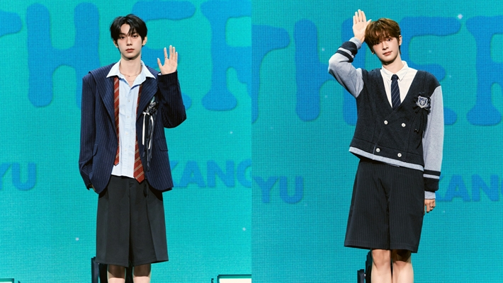왼쪽부터 플레어 유 최립우, 강우진. FNC엔터테인먼트 제공