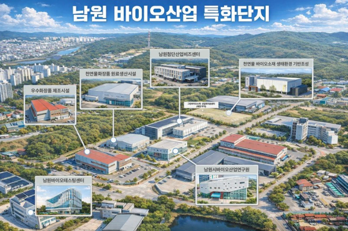 남원 바이오산업 특화단지. 남원시 제공