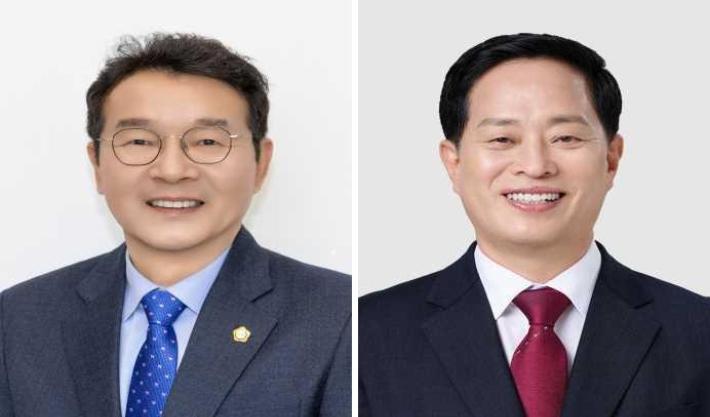 왼쪽부터 최우영, 이근수 대구 북구청장 후보. 중앙선관위 제공