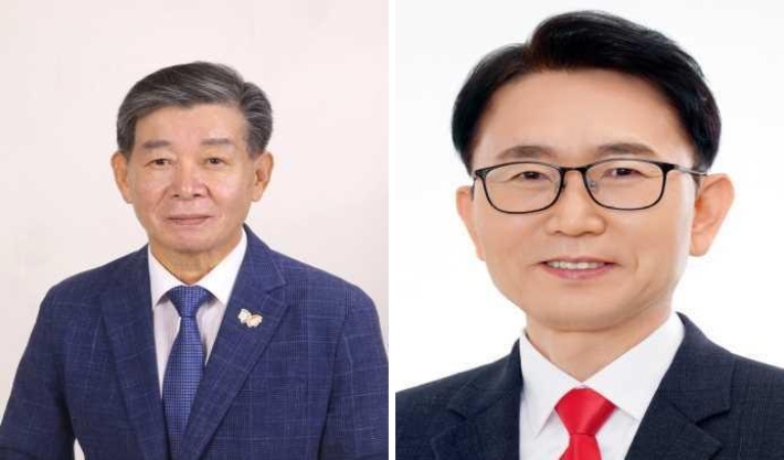 왼쪽부터 최규식, 권오상 대구 서구청장 후보. 중앙선관위 제공