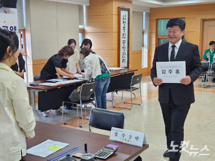 김주홍 울산광역시교육감 후보. 반웅규 기자