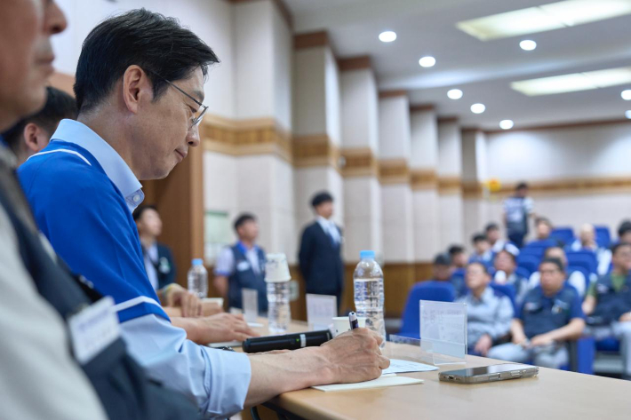 김경수 경남지사 후보. 김 후보 캠프 제공