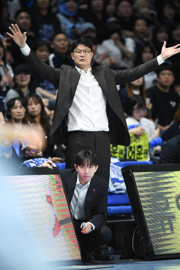 이규섭 DB 신임 감독. KBL 제공