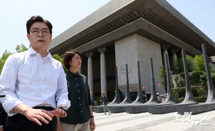 감사의 정원 관련 입장 밝히는 정원오 후보