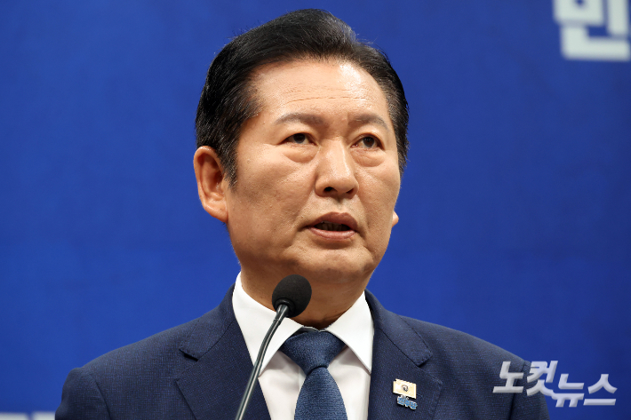 더불어민주당 정청래 대표. 윤창원 기자