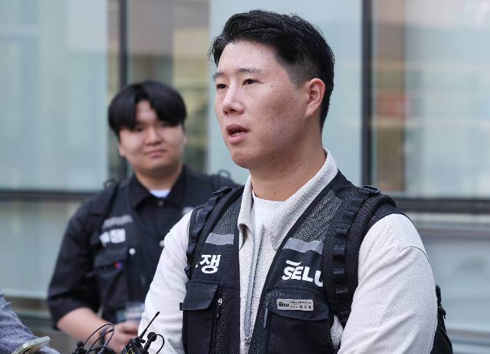 최승호 초기업노조 삼성전자지부 위원장. 연합뉴스