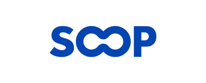 미디어 플랫폼 기업 SOOP의 CI. SOOP 제공 