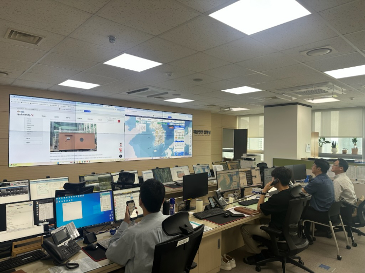 충남도 재난안전상황실 전경. 충남도 제공