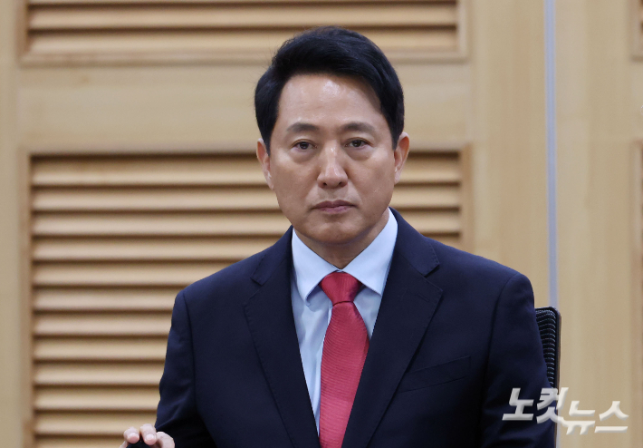 국민의힘 오세훈 서울시장시장 후보. 황진환 기자