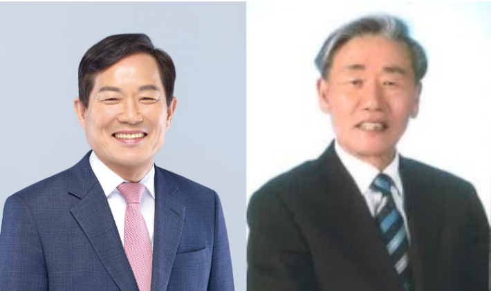 최유철(좌), 이왕식(우) 후보. 중앙선관위 제공