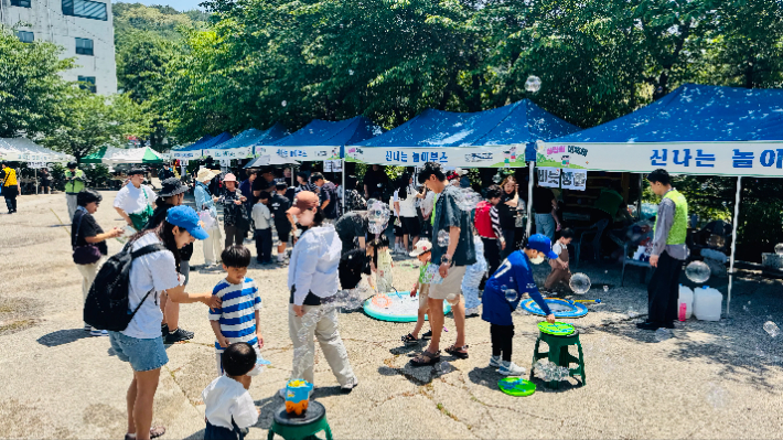 동해감리교회가 지난 16일 '제3회 어린이 대축제'를 개최했다. 동해교회 제공