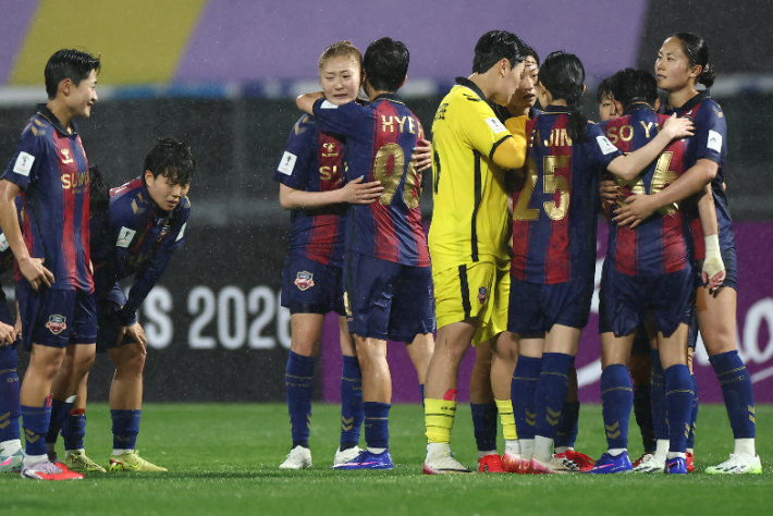 수원FC 위민, 아쉬운 패배. 연합뉴스