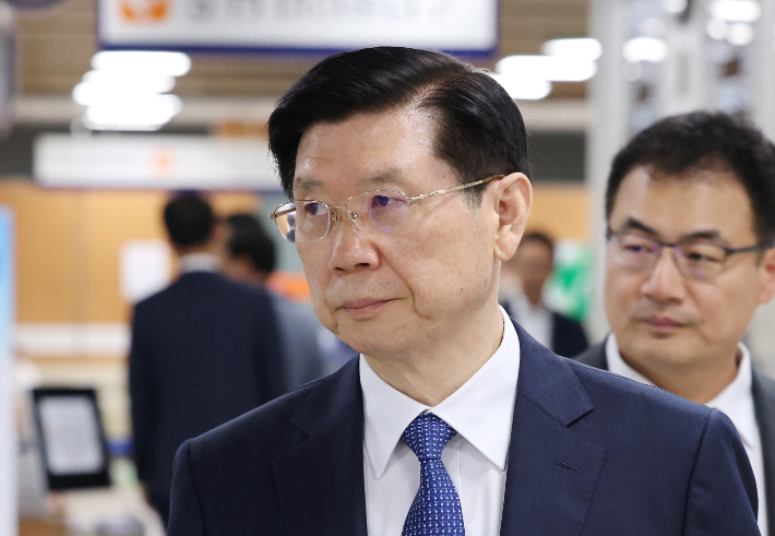 비화폰 전자 정보 삭제 등의 혐의를 받는 박종준 전 대통령 경호처장. 연합뉴스
