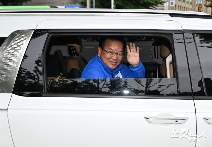 집중유세 마친 김부겸 후보
