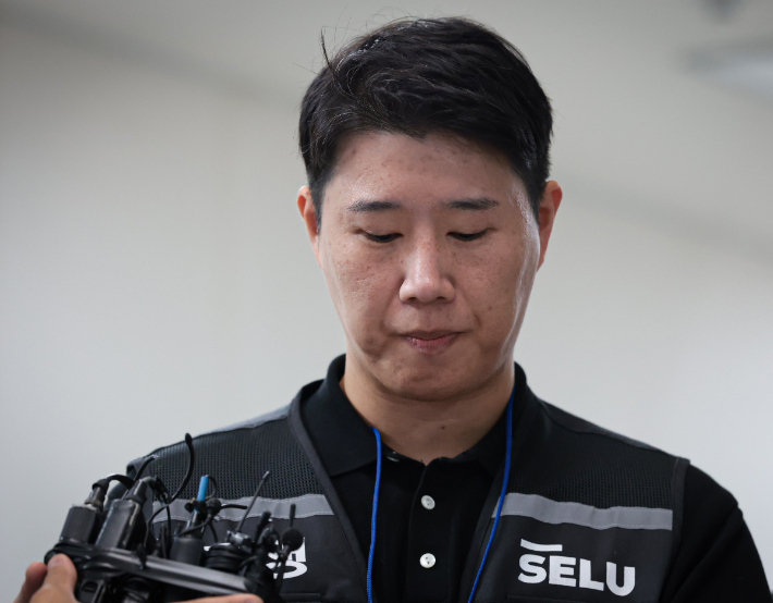 초기업노동조합 삼성전자지부 최승호 위원장. 연합뉴스