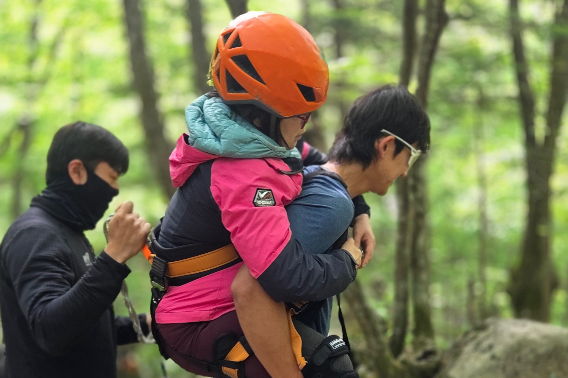 산악사고 구조현장. 강원소방본부 제공