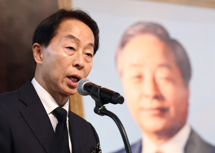  고(故) 김영삼(YS) 전 대통령 차남인 김현철 김영삼대통령기념재단 이사장. 연합뉴스