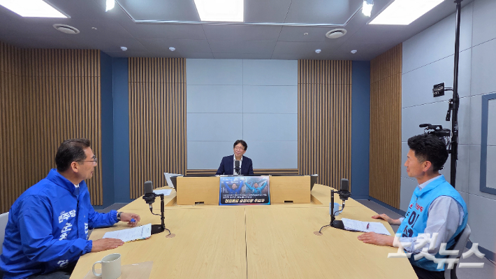 26일 열린 전남CBS 순천시장 후보자 토론회. 전남CBS 