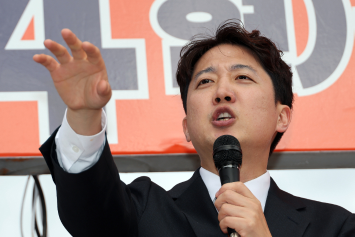 개혁신당 이준석 총괄선거대책위원장. 연합뉴스