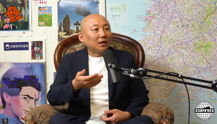 웹툰 작가 주호민. 유튜브 채널 SPNS TV 캡처