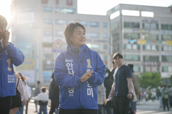 더불어민주당 천영미 안산시장 후보. 천영미 측 제공